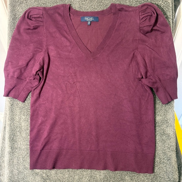 RACHEL Rachel Roy Sweaters - Rachel Women's Plum V-Neck Sweater